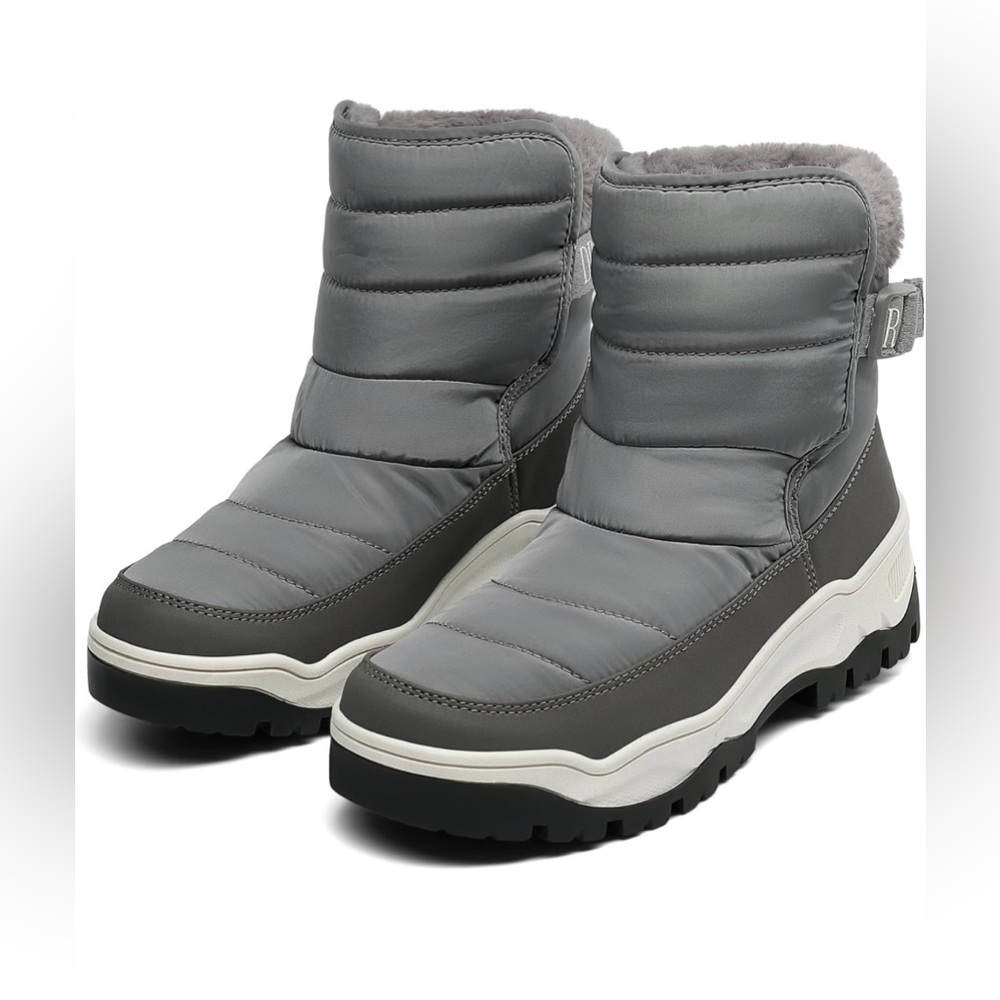 DREAM PAIRS Women's Winter Waterproof Snow Ankle Booties Size 11
